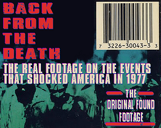 Back From Death (VHS Footage) poster