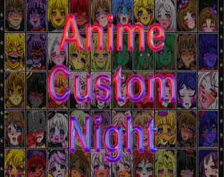 Anime Custom Night poster