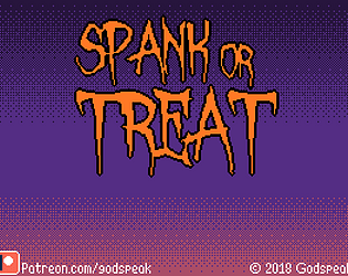 Spank or Treat poster