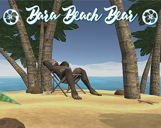 Bara Beach Bear poster