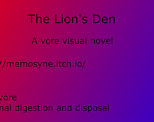 The lions Den poster