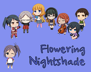 Flowering Nightshade poster