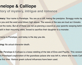 Penelope & Calliope poster
