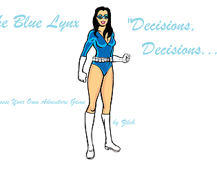 The Blue Lynx in... Decisions Decisions poster
