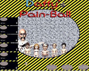 daffy's pain-ball poster