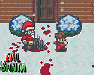 Evil Santa poster