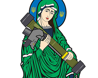 Saint Mary of Ukraine poster