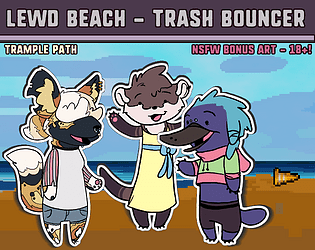 Lewd Beach - Trash Bouncer poster