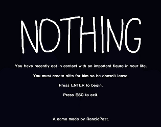 Nothing poster