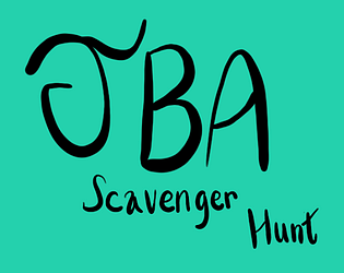 TBA Scavenger Hunt poster