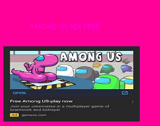 REAL AMONG US SEX (for free) poster
