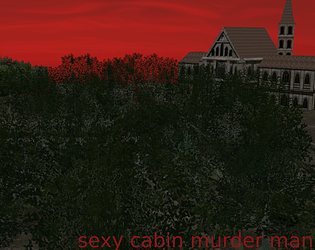 Sexy Cabin Murder Man poster