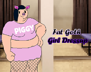 Fat Goth Girl Dressup poster