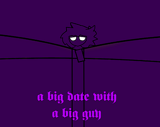 A big date with a big guy poster