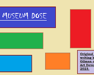 The MUSEUM DOSE poster