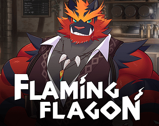 Flaming Flagon poster