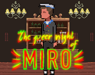 The queer night of Miro poster
