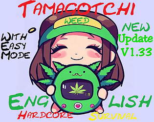 Eng Weed Tamagotchi hardcore survival GB poster
