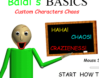 Baldi's Basics Custom Character Chaos! poster