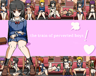 the train of perverted boys poster