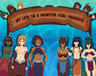 My Life In A Monster Girl Paradise Demo poster