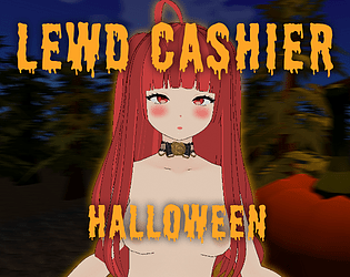Lewd Cashier Halloween poster
