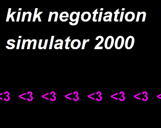 kink negotiation simulator 2000 poster