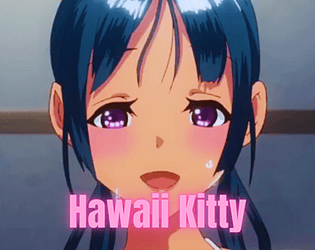 Hawaii Kitty poster