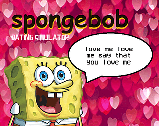 spongebob dating simulator poster