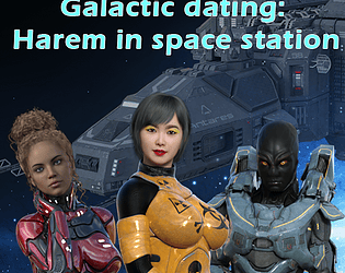 Galactic dating: Harem in space station poster