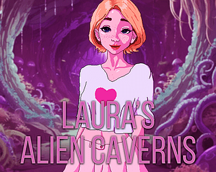 Laura's alien caverns poster